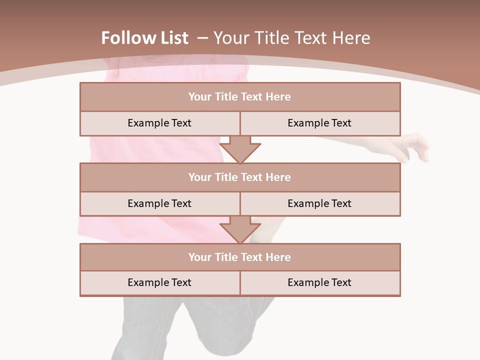 A Little Girl Jumping In The Air With Her Arms In The Air PowerPoint Template