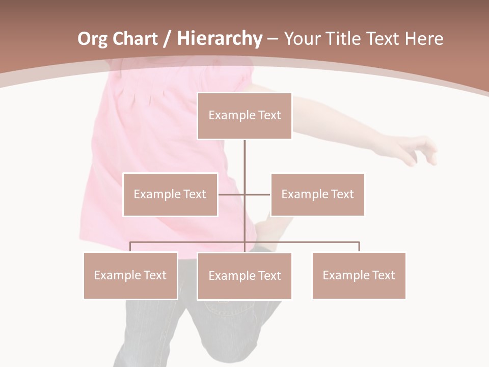 A Little Girl Jumping In The Air With Her Arms In The Air PowerPoint Template