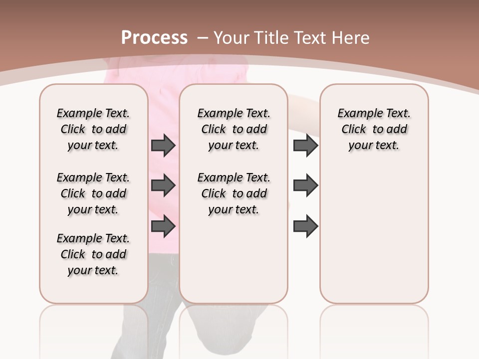 A Little Girl Jumping In The Air With Her Arms In The Air PowerPoint Template