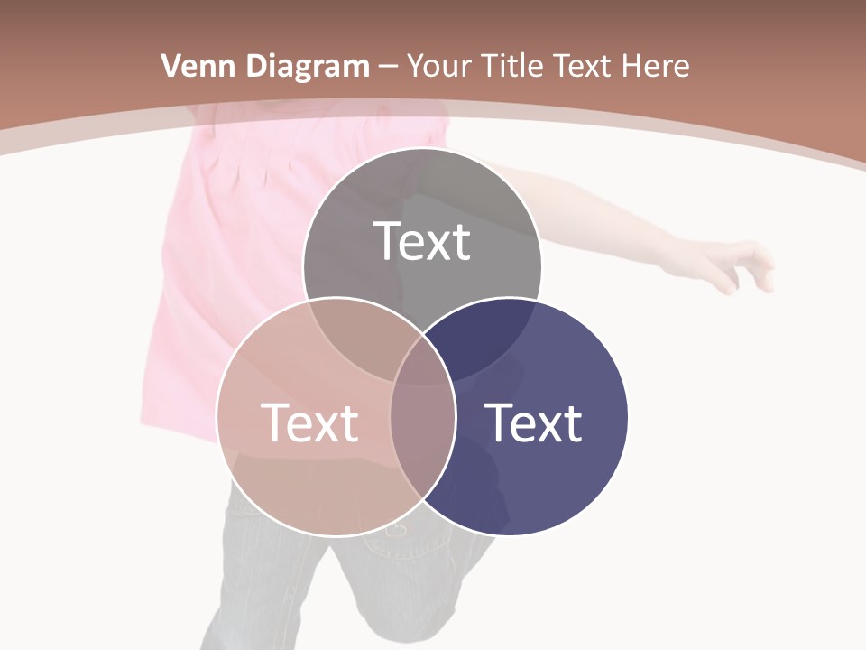 A Little Girl Jumping In The Air With Her Arms In The Air PowerPoint Template