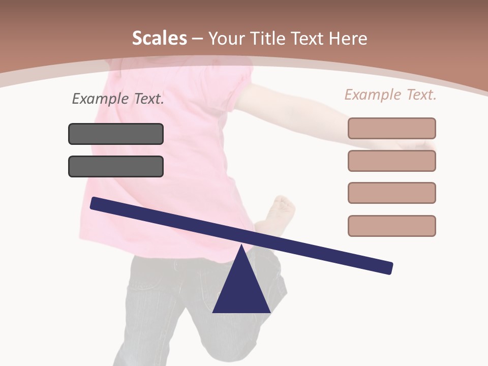 A Little Girl Jumping In The Air With Her Arms In The Air PowerPoint Template