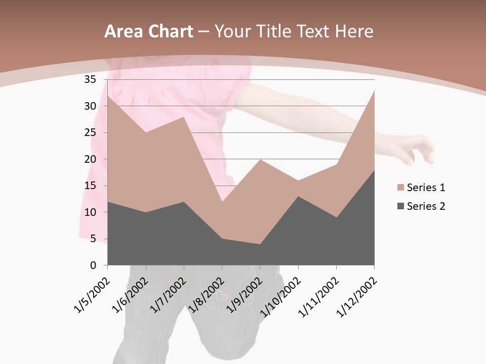 A Little Girl Jumping In The Air With Her Arms In The Air PowerPoint Template