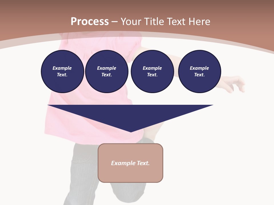 A Little Girl Jumping In The Air With Her Arms In The Air PowerPoint Template