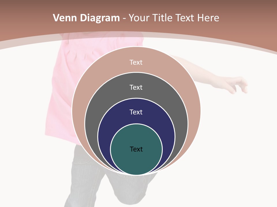 A Little Girl Jumping In The Air With Her Arms In The Air PowerPoint Template