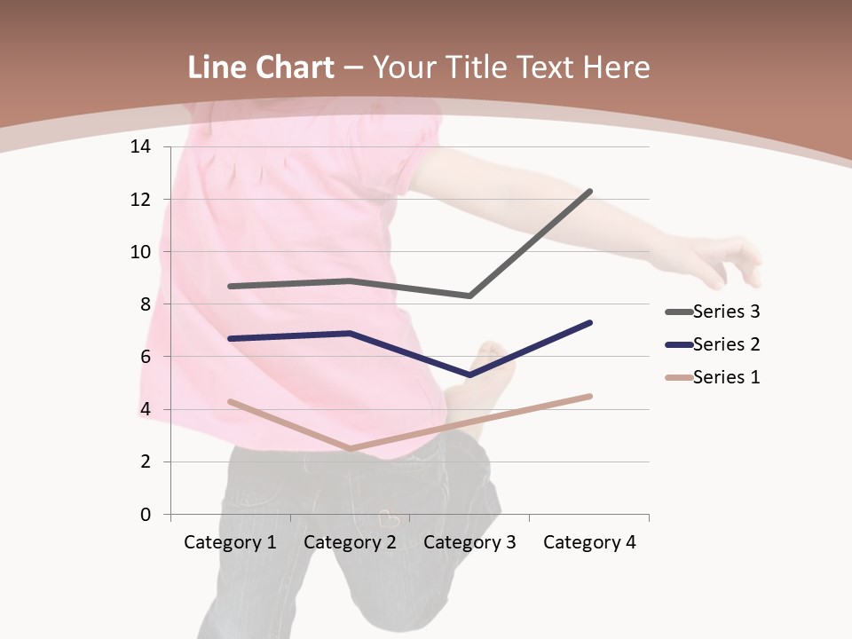 A Little Girl Jumping In The Air With Her Arms In The Air PowerPoint Template