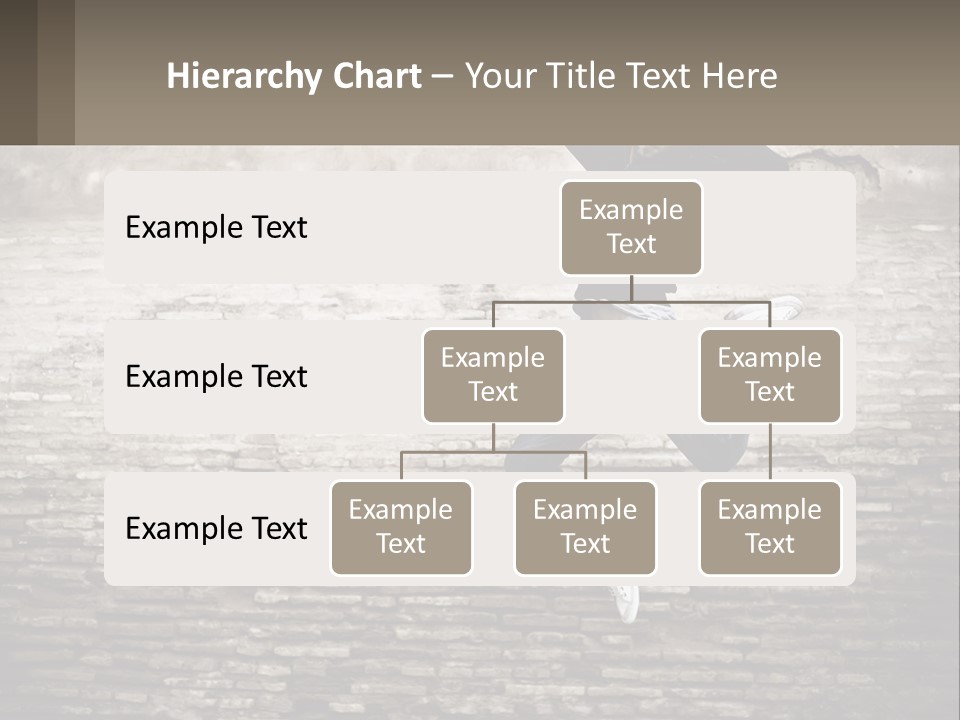 A Man Jumping In The Air With His Hands Up PowerPoint Template