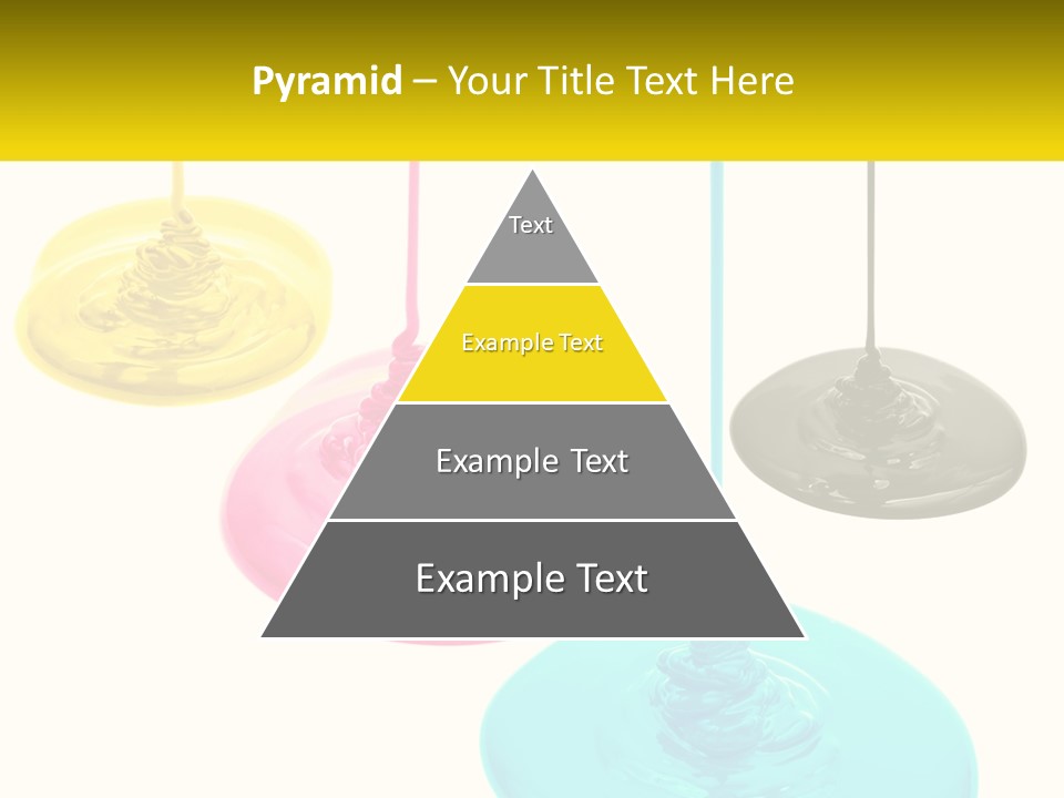 A Group Of Three Different Colored Lights Hanging From Strings PowerPoint Template