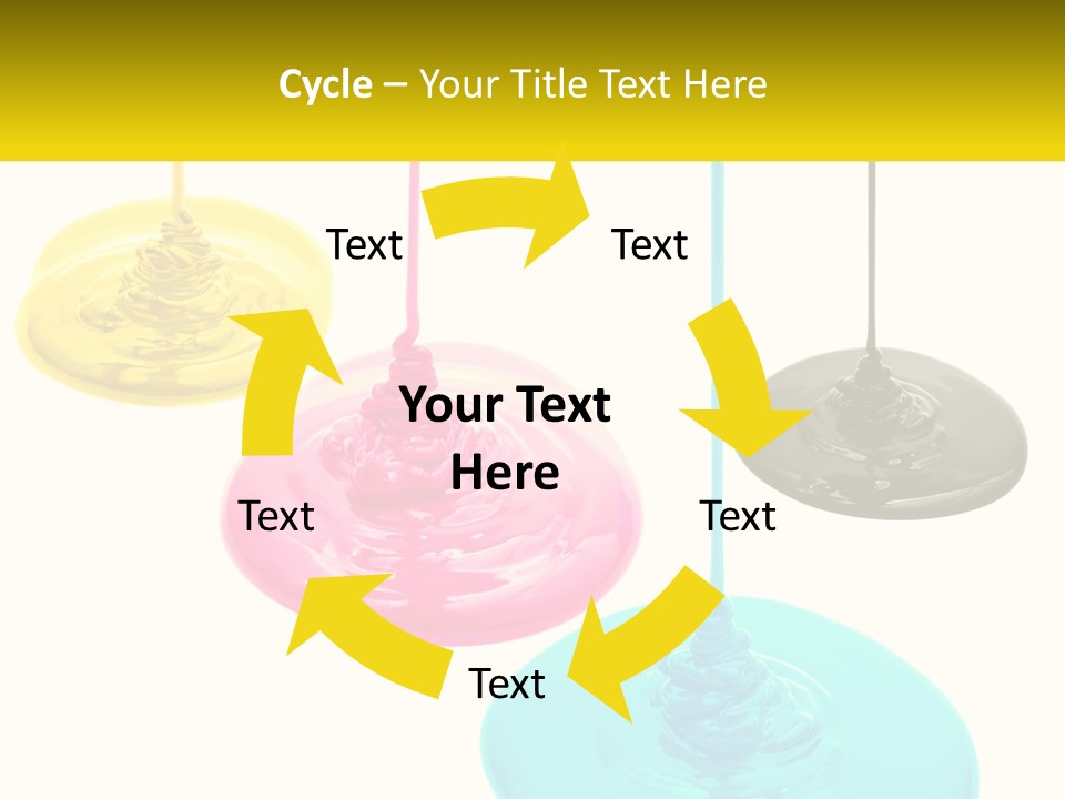 A Group Of Three Different Colored Lights Hanging From Strings PowerPoint Template
