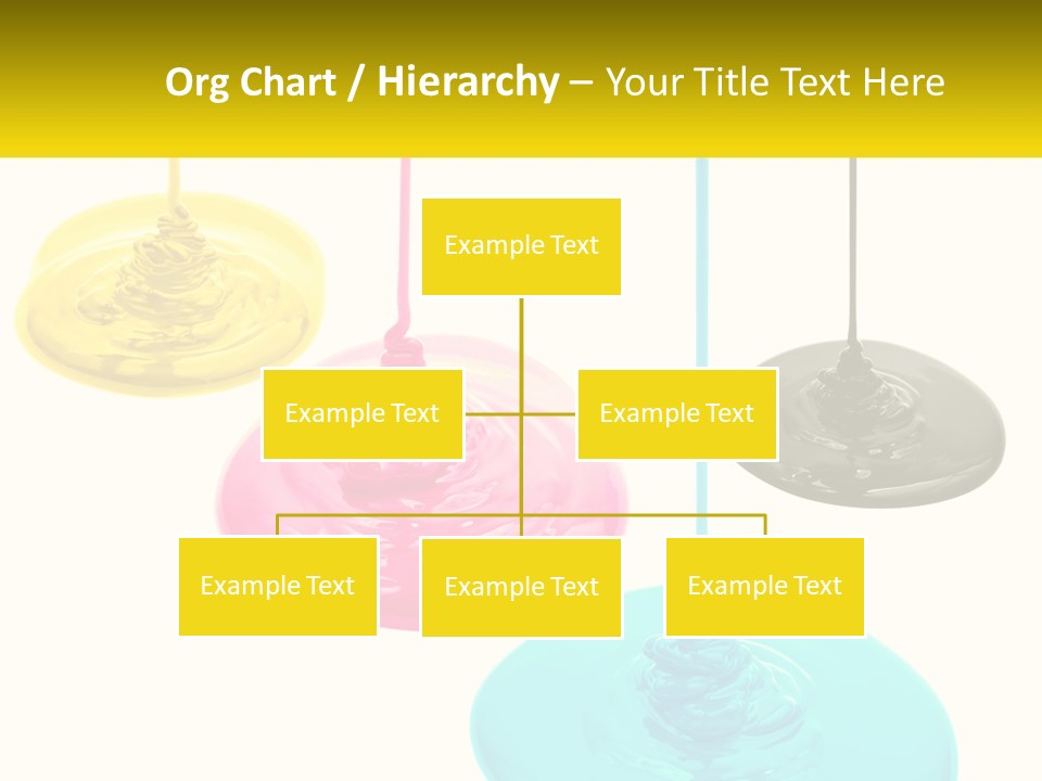 A Group Of Three Different Colored Lights Hanging From Strings PowerPoint Template