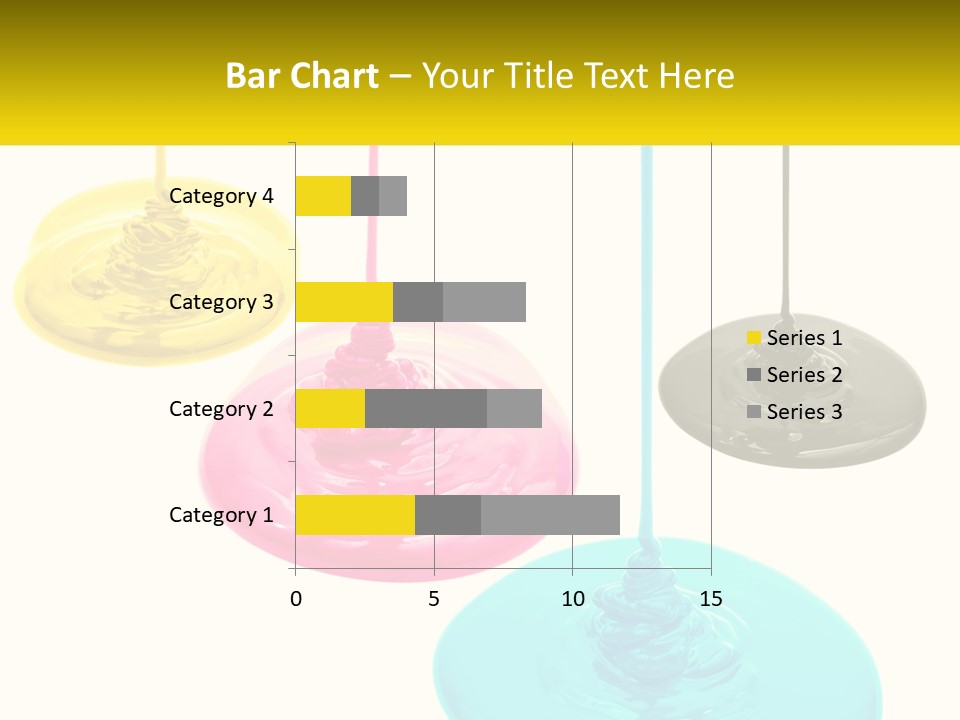 A Group Of Three Different Colored Lights Hanging From Strings PowerPoint Template