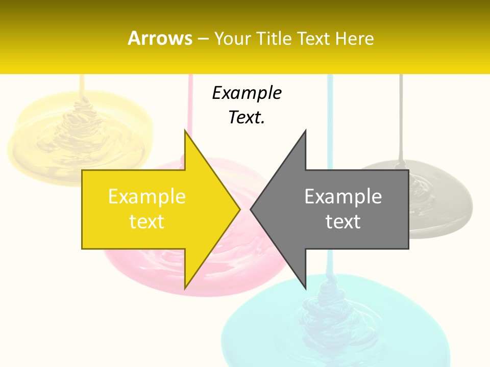 A Group Of Three Different Colored Lights Hanging From Strings PowerPoint Template