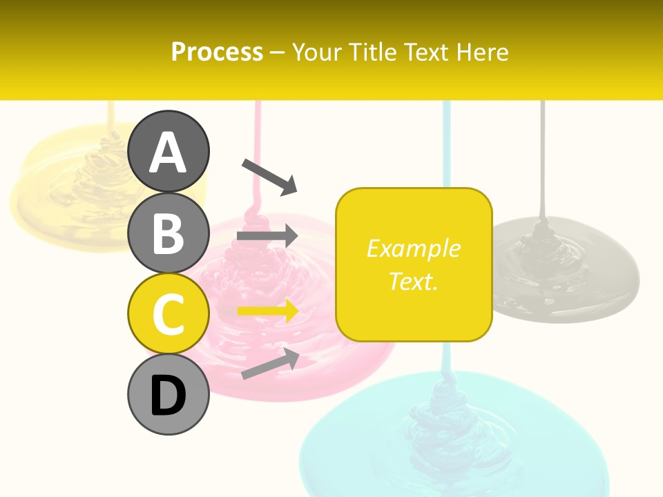 A Group Of Three Different Colored Lights Hanging From Strings PowerPoint Template