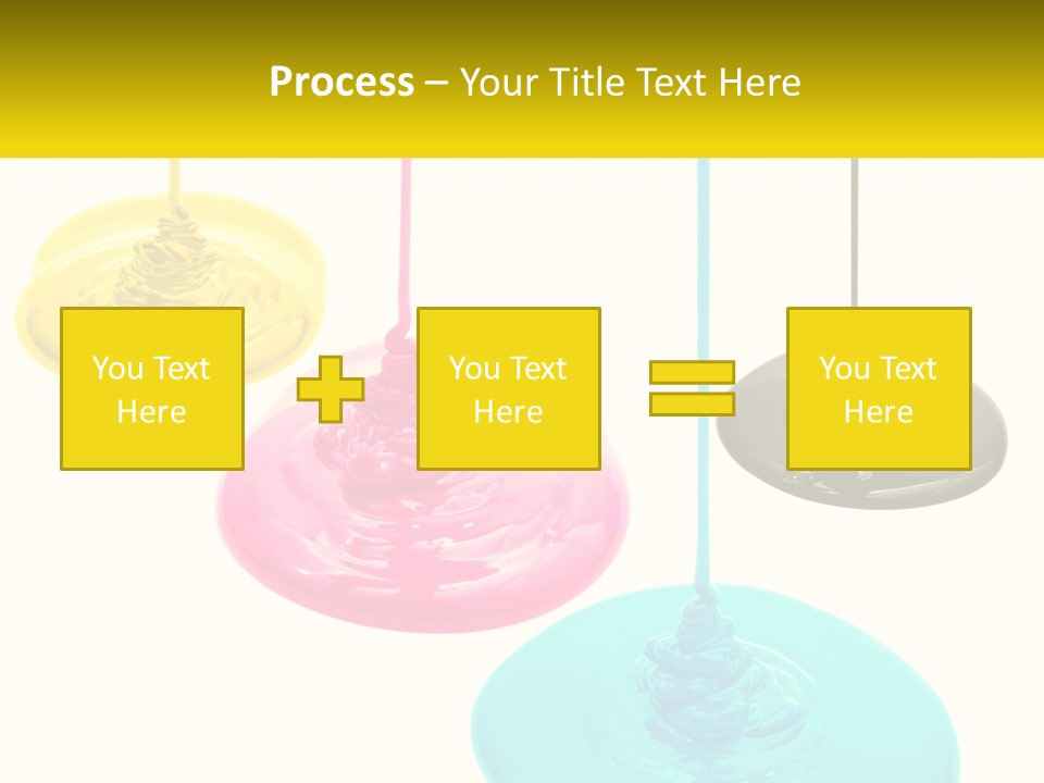 A Group Of Three Different Colored Lights Hanging From Strings PowerPoint Template