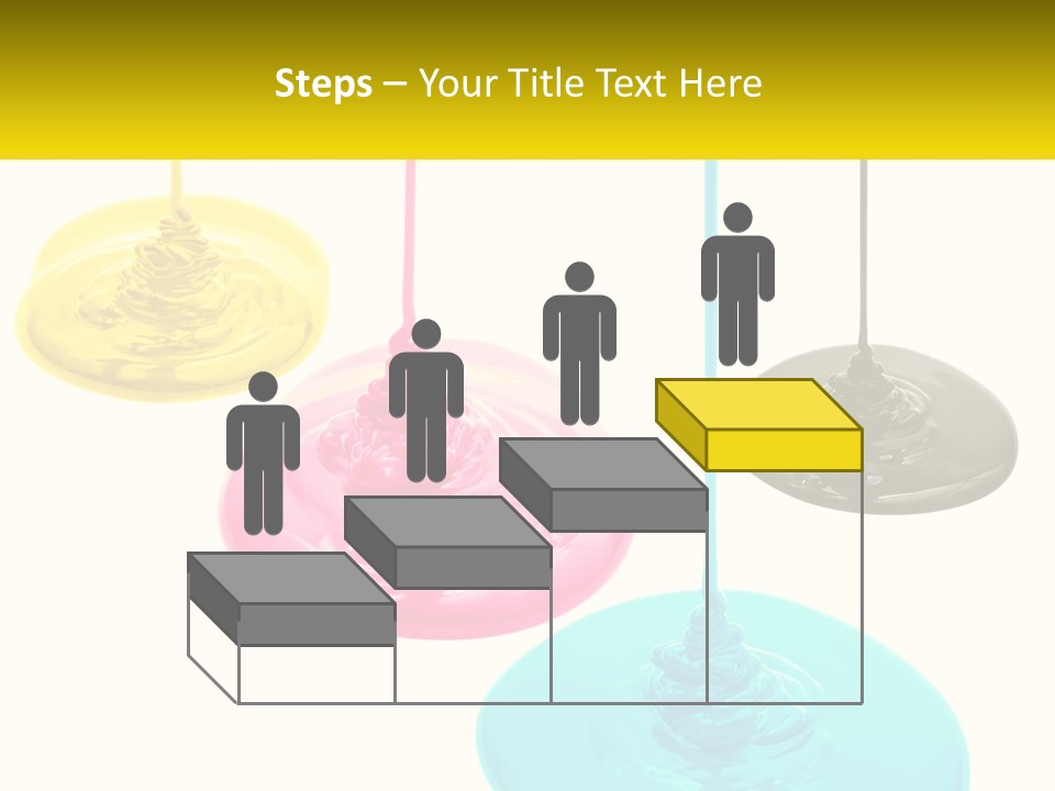 A Group Of Three Different Colored Lights Hanging From Strings PowerPoint Template