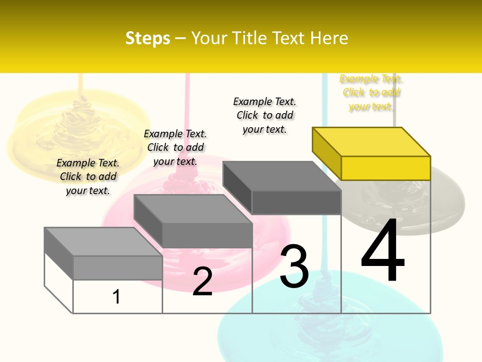 A Group Of Three Different Colored Lights Hanging From Strings PowerPoint Template