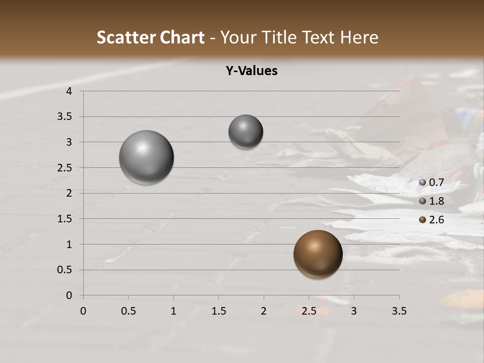 A Bunch Of Trash On The Side Of A Road PowerPoint Template