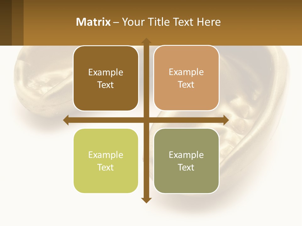 A Banana Shaped Object On A White Surface PowerPoint Template
