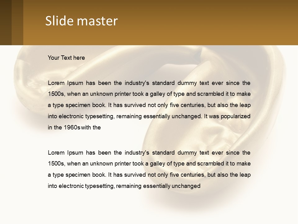 A Banana Shaped Object On A White Surface PowerPoint Template