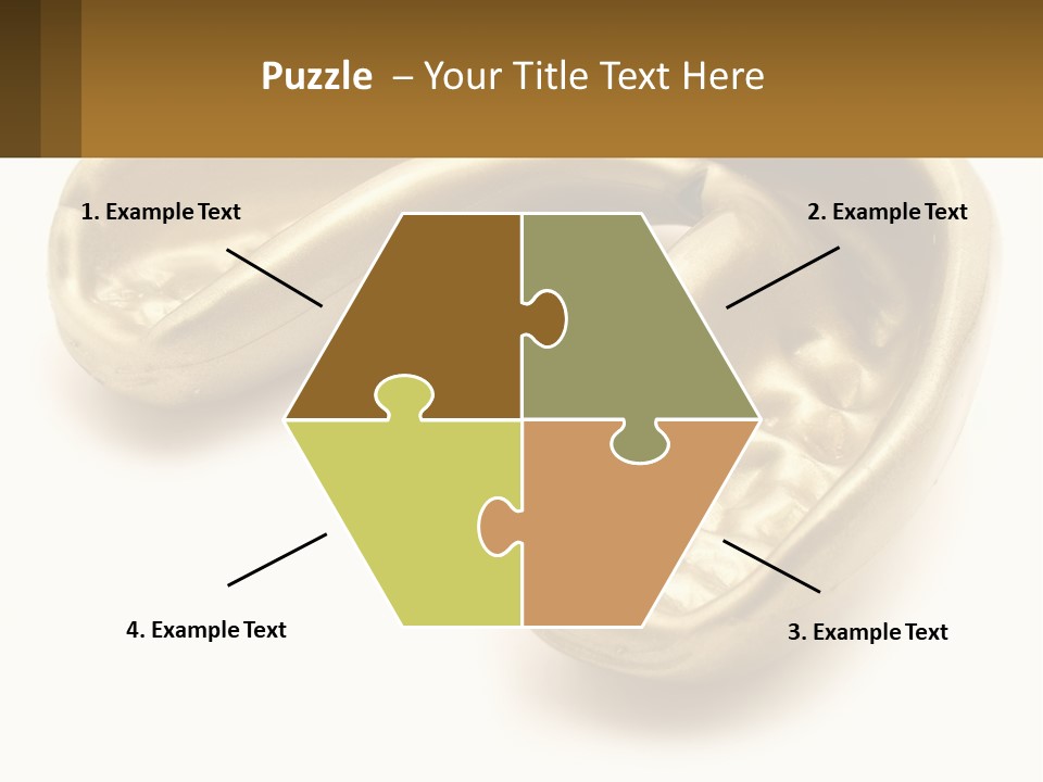 A Banana Shaped Object On A White Surface PowerPoint Template