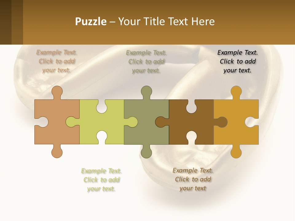 A Banana Shaped Object On A White Surface PowerPoint Template