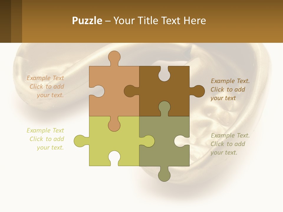 A Banana Shaped Object On A White Surface PowerPoint Template