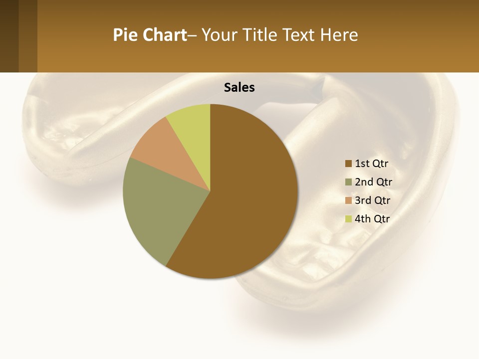 A Banana Shaped Object On A White Surface PowerPoint Template
