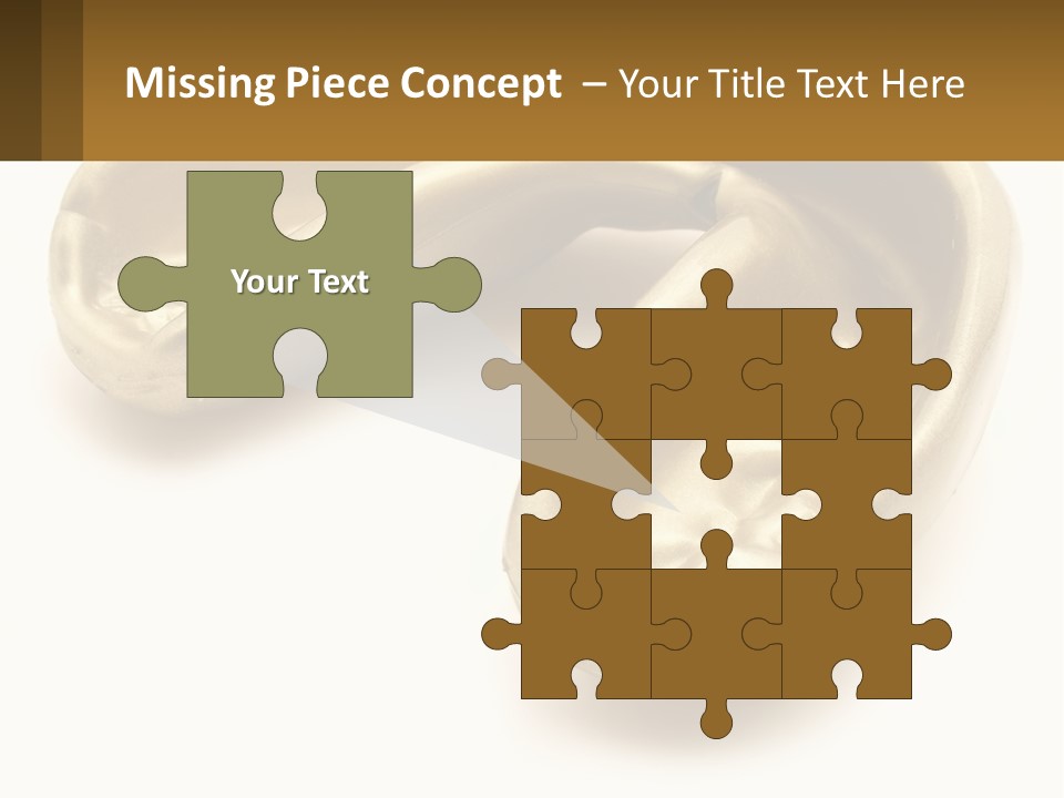 A Banana Shaped Object On A White Surface PowerPoint Template