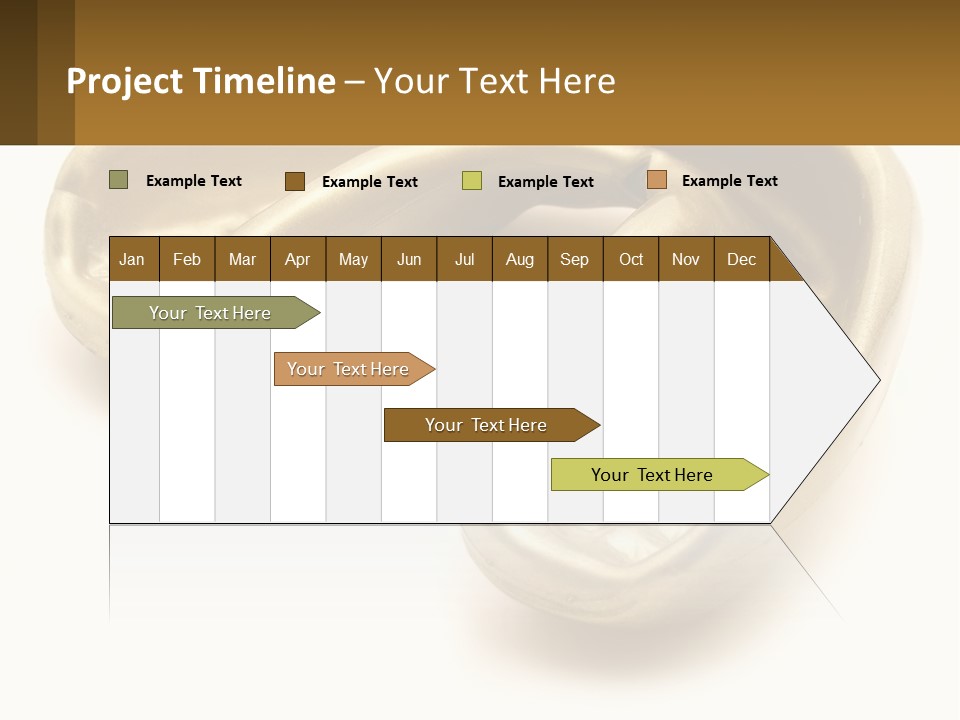 A Banana Shaped Object On A White Surface PowerPoint Template