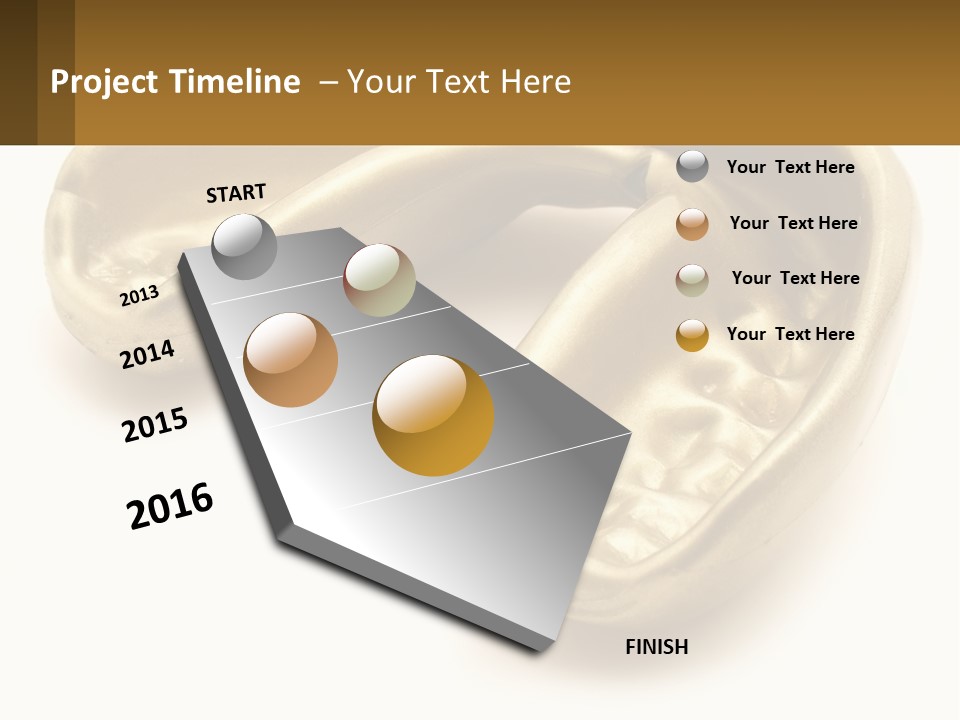 A Banana Shaped Object On A White Surface PowerPoint Template