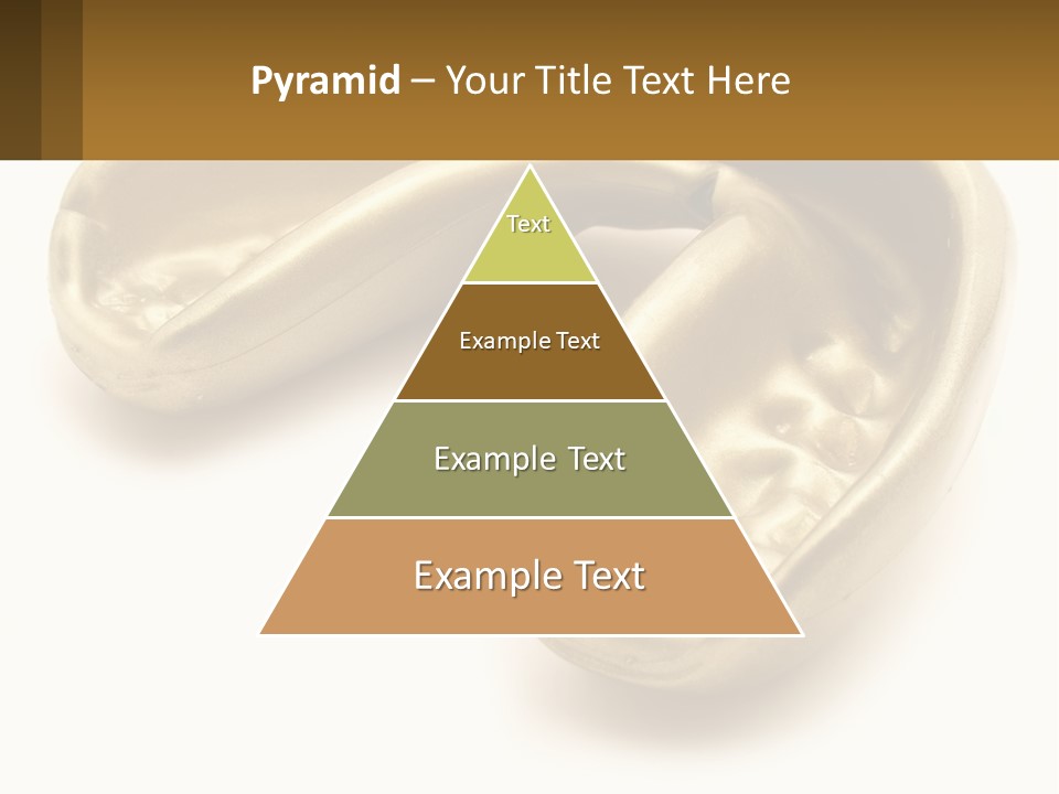 A Banana Shaped Object On A White Surface PowerPoint Template