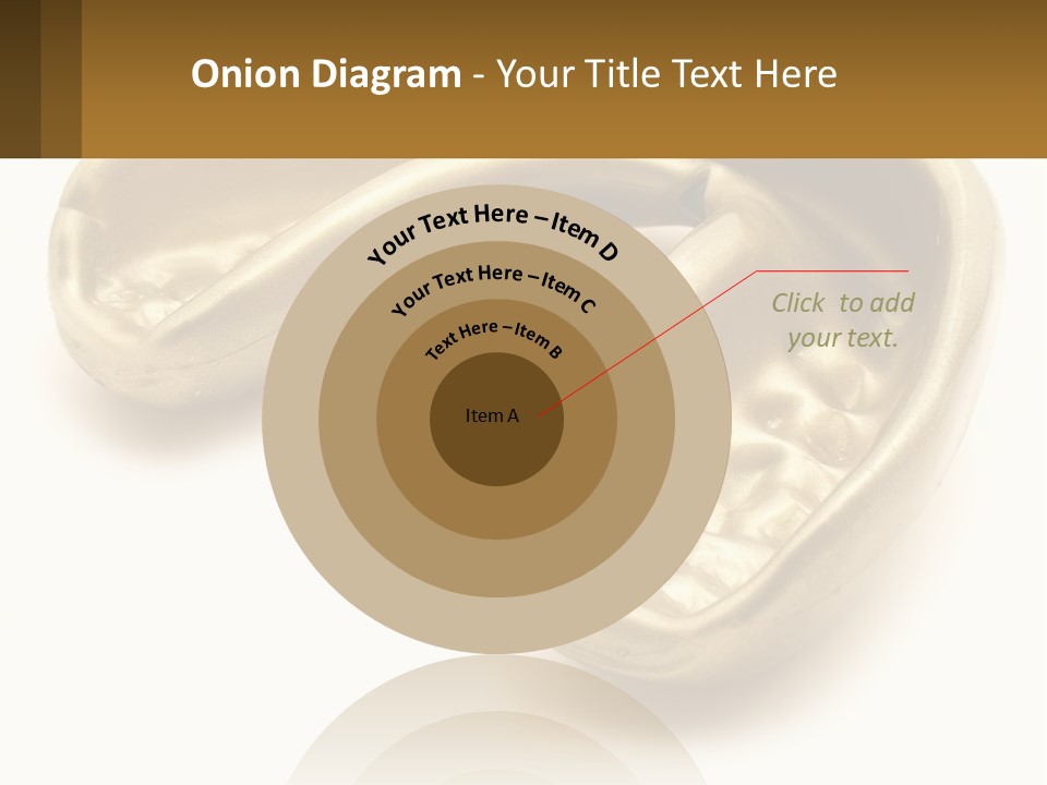 A Banana Shaped Object On A White Surface PowerPoint Template