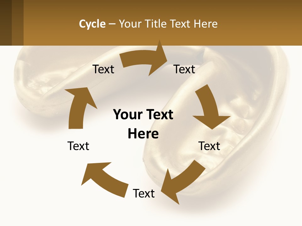 A Banana Shaped Object On A White Surface PowerPoint Template