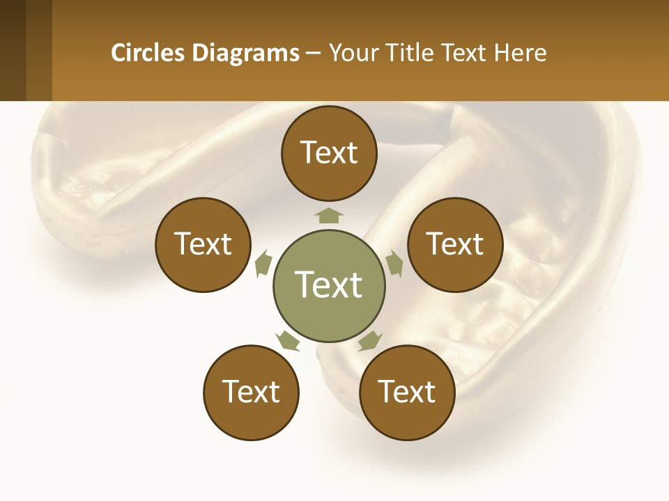 A Banana Shaped Object On A White Surface PowerPoint Template