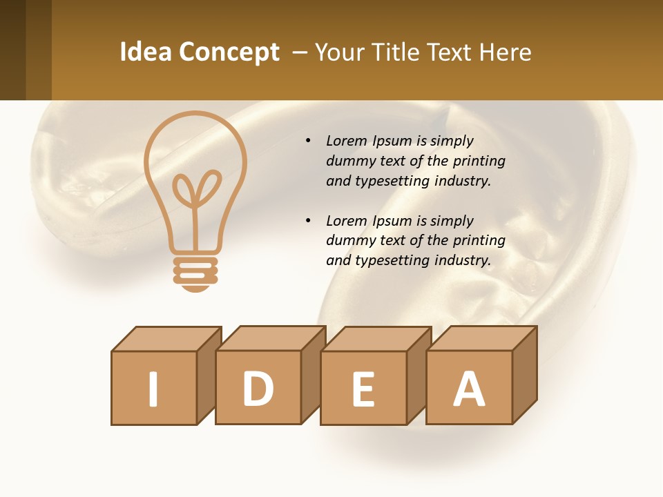 A Banana Shaped Object On A White Surface PowerPoint Template