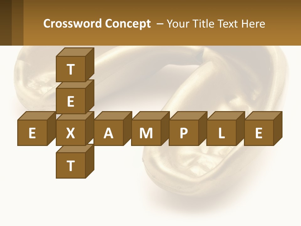 A Banana Shaped Object On A White Surface PowerPoint Template