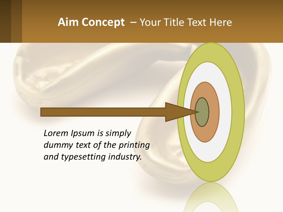 A Banana Shaped Object On A White Surface PowerPoint Template