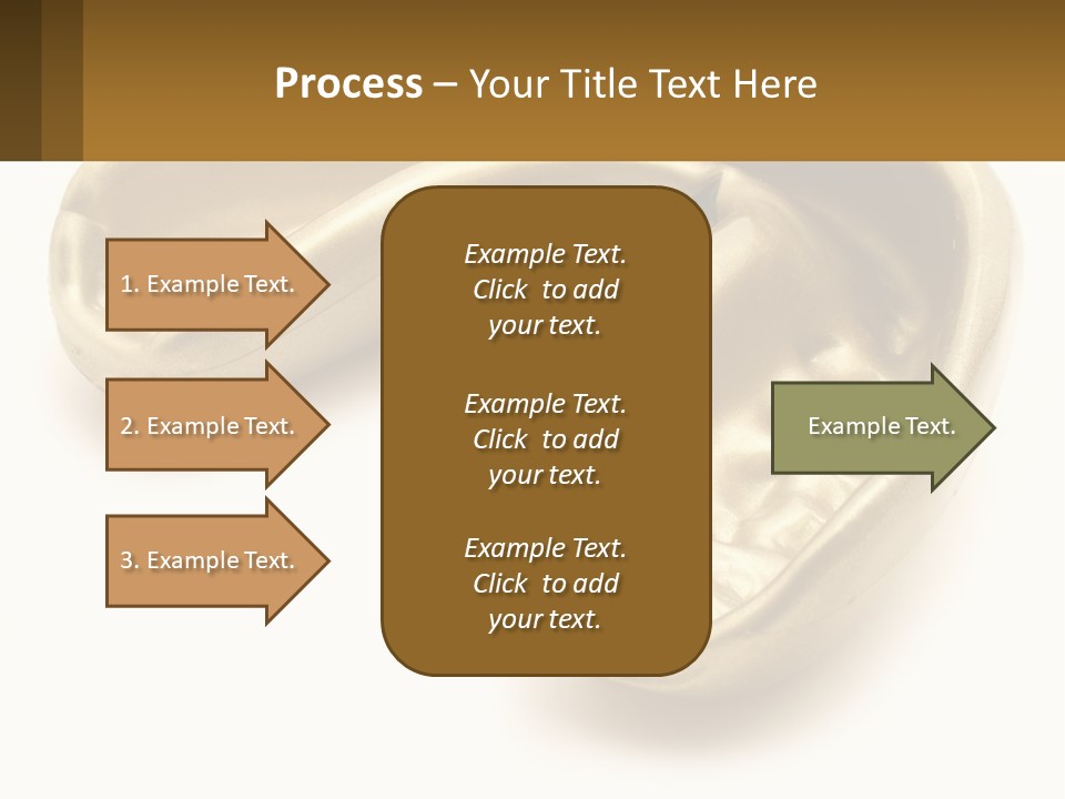 A Banana Shaped Object On A White Surface PowerPoint Template
