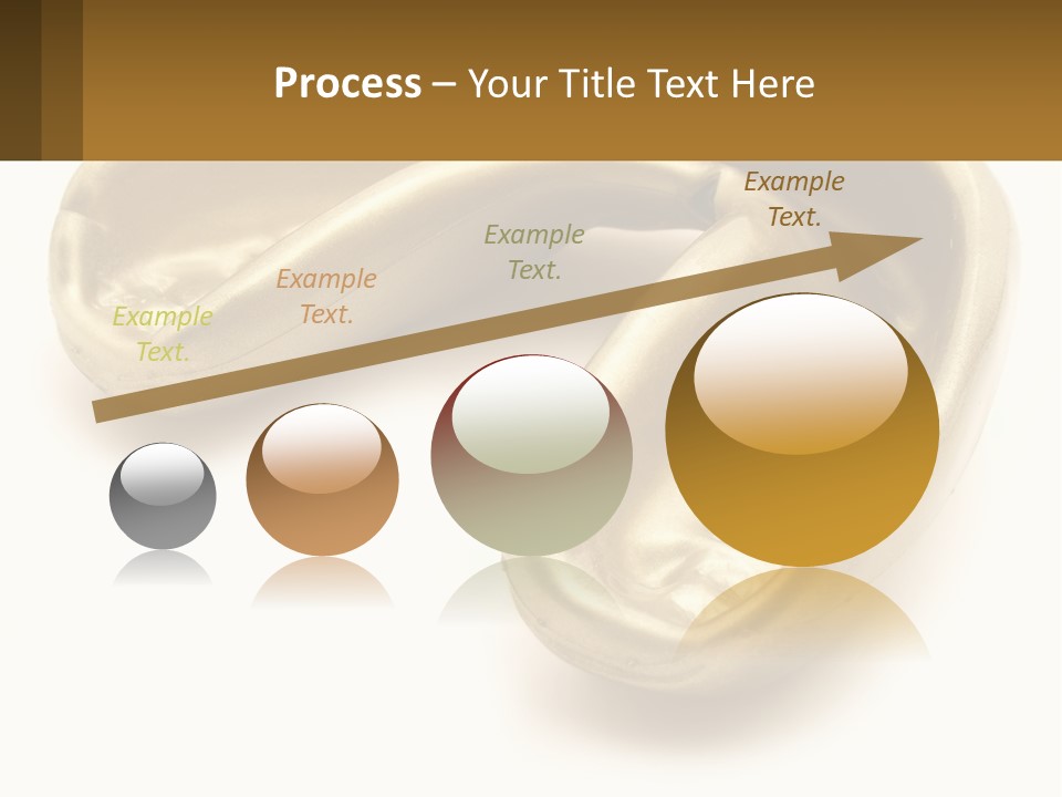 A Banana Shaped Object On A White Surface PowerPoint Template