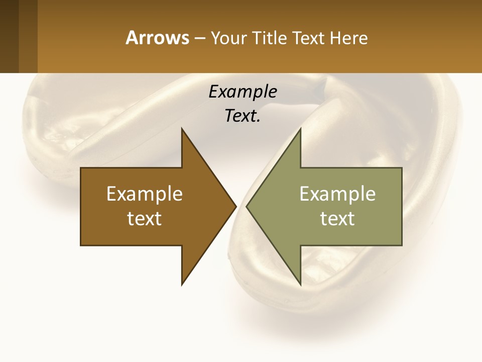 A Banana Shaped Object On A White Surface PowerPoint Template