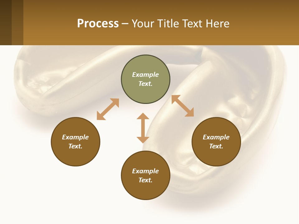 A Banana Shaped Object On A White Surface PowerPoint Template
