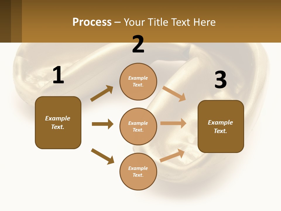 A Banana Shaped Object On A White Surface PowerPoint Template