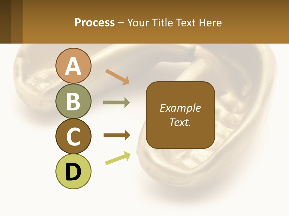 A Banana Shaped Object On A White Surface PowerPoint Template