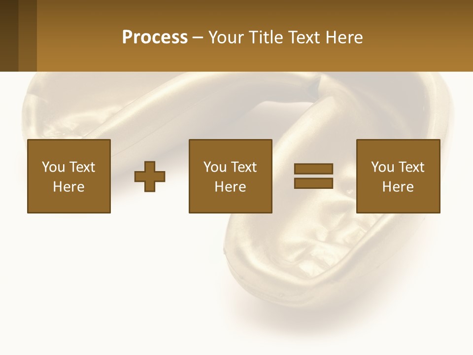 A Banana Shaped Object On A White Surface PowerPoint Template