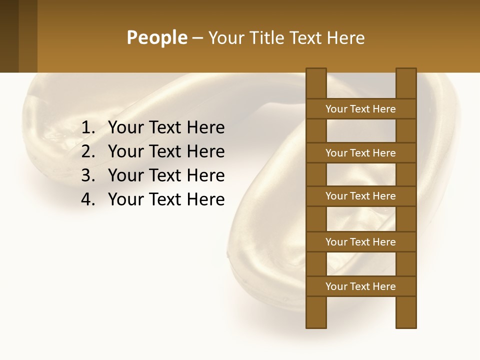 A Banana Shaped Object On A White Surface PowerPoint Template