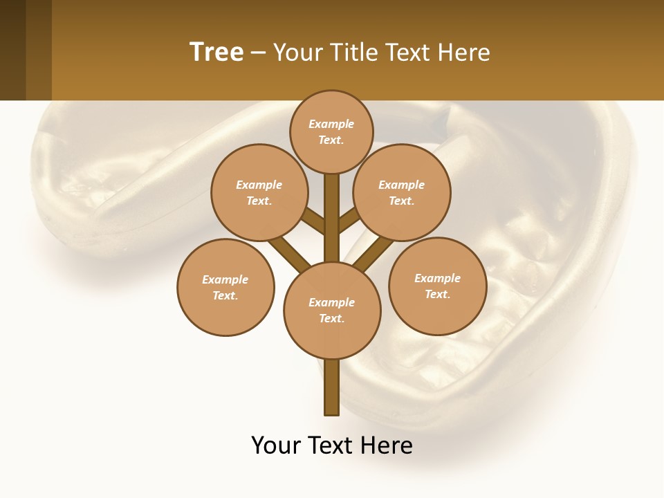 A Banana Shaped Object On A White Surface PowerPoint Template