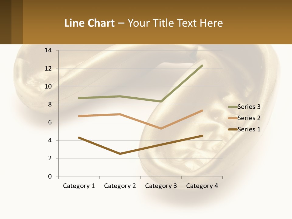 A Banana Shaped Object On A White Surface PowerPoint Template