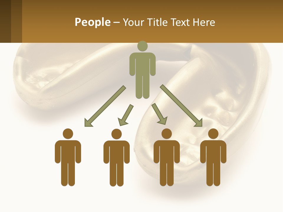 A Banana Shaped Object On A White Surface PowerPoint Template