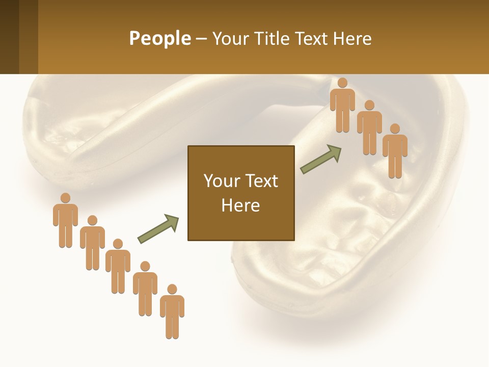 A Banana Shaped Object On A White Surface PowerPoint Template