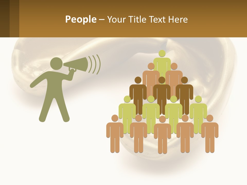 A Banana Shaped Object On A White Surface PowerPoint Template