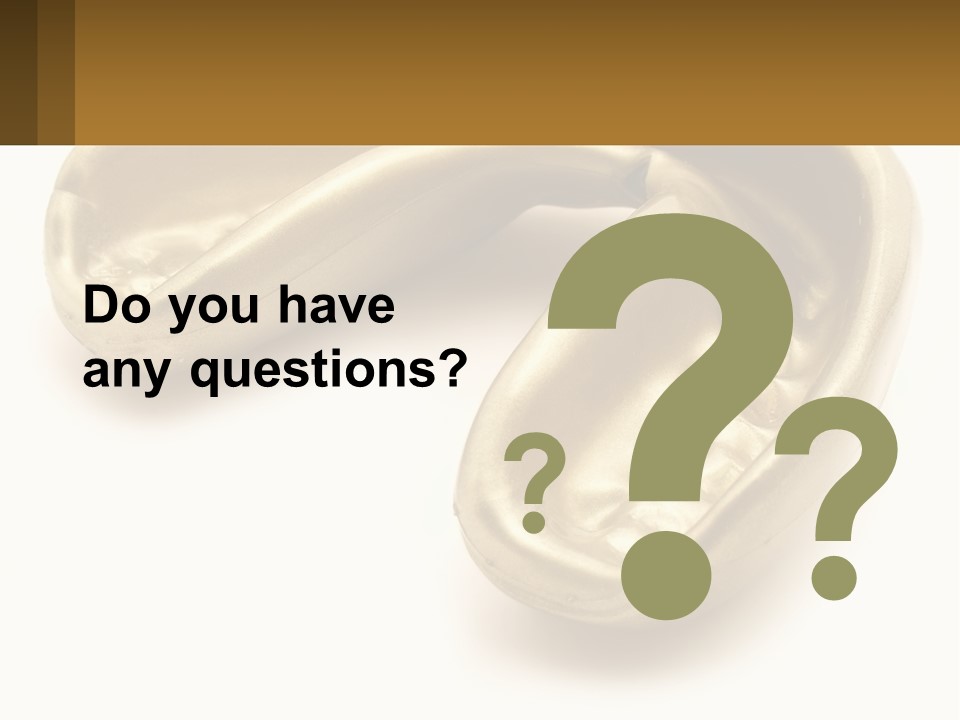 A Banana Shaped Object On A White Surface PowerPoint Template